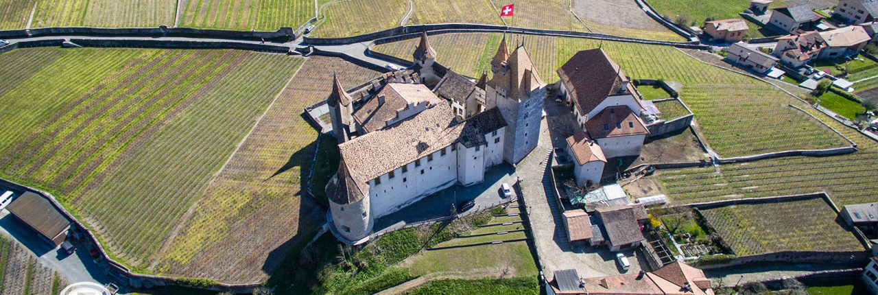 Château Aigle photo aérienne drone - 7Media