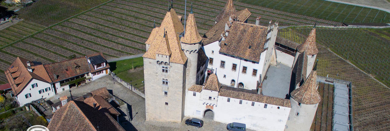 Château Aigle photo aérienne drone - 7Media