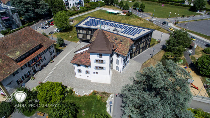 Château de Prilly photo aérienne drone - 7Media