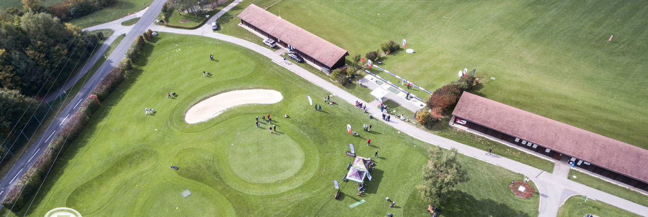 Golf parc Signal de Bougy - images aériennes drone - 7Media