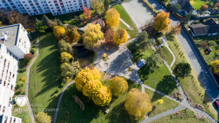 Commune de Renens - Parc des Paudex - images aériennes drone - 7Media