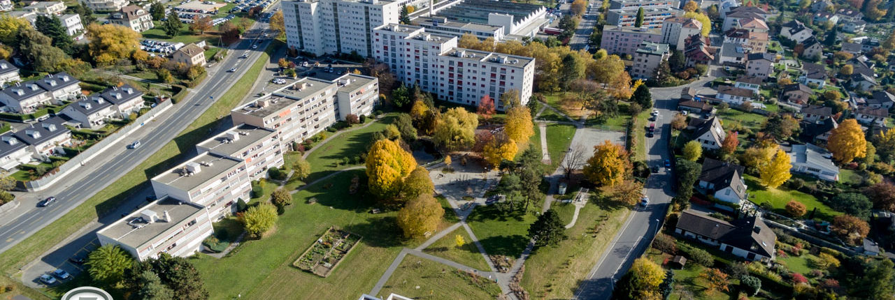 Commune de Renens - Parc des Paudex - images aériennes drone - 7Media