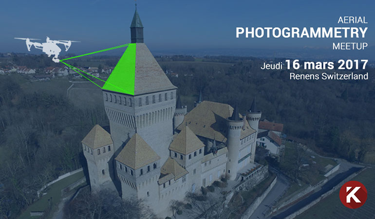 Workshop photogrammétrie aérienne du château de Vufflens